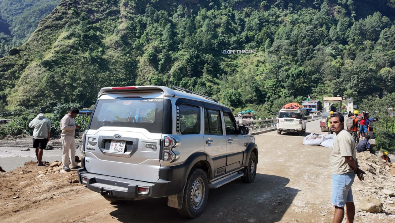 कालीगण्डकी मालढुङ्गा पुलको पहुँचमार्ग बन्यो, सडक सञ्चालनमा